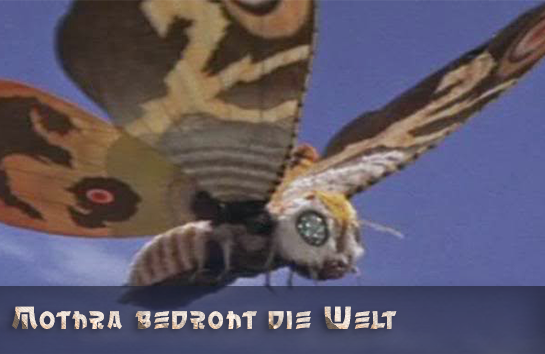 Mothra bedroht